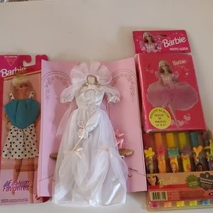 Barbie Vintage Wedding Dress and Accessories